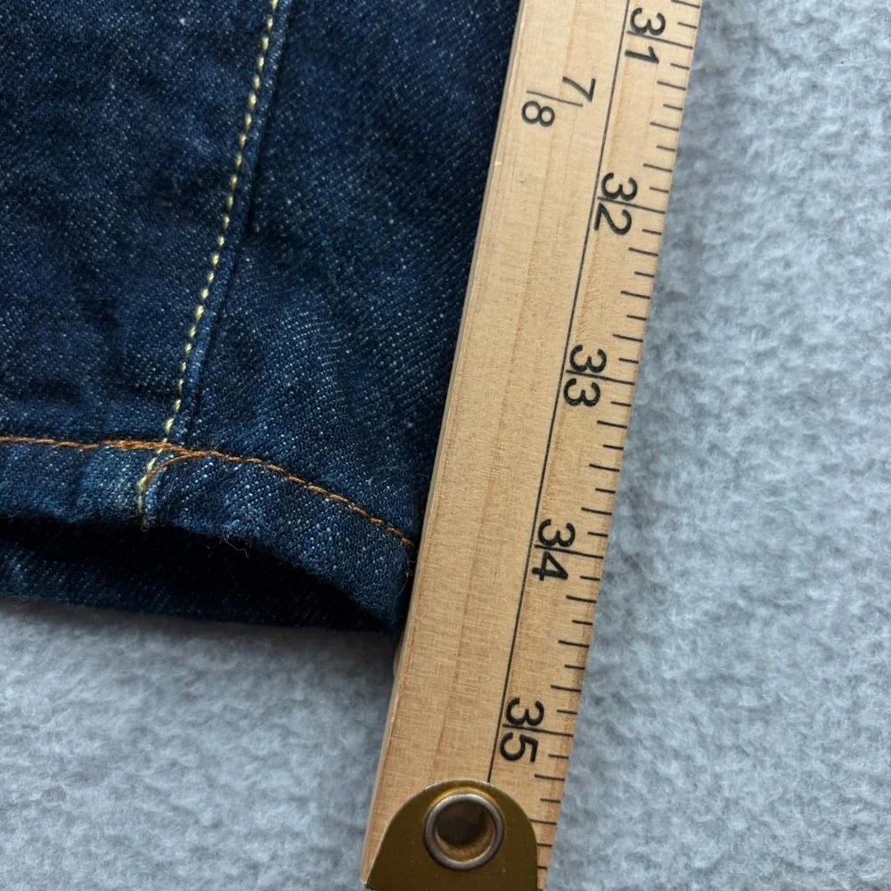 PMJ Motorcycle Jeans Men 36x34 Blue Raw Selvedge Denim Twaron Aramid Lined Italy